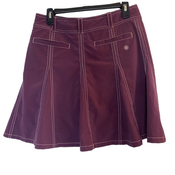 Athleta Flared Skirt Skort Purple Golf Tennis - Picture 2 of 6